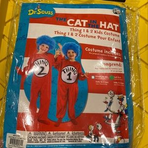 Thing 1 or 2 Halloween Costume - Size S 4-6